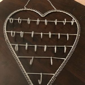 Urban Outfitters Heart on A String Jewelry Hanger